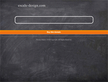 Tablet Screenshot of escale-design.com
